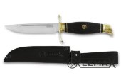  Нож чекиста (95Х18, чёрный граб)