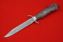  Танковый нож (Булат, стабилизированная карельская берёза).