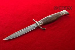  Нож "Офицерский" - 2 (тигельный сплав, стабилизированная карельская берёза)