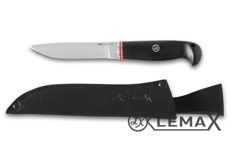 Messer Finnisch-2 (niolox, schwarz Hainbuche)