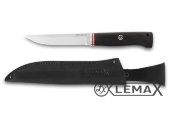 Нож Фин - это высококачественный нож, изготовленный из прочной и устойчивой к износу стали NIOLOX, рукоять чёрный граб