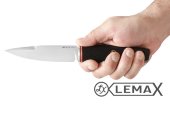 Нож Игла - это высококачественный нож, изготовленный из прочной и устойчивой к износу стали NIOLOX, чёрный граб
