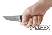 Нож Засапожный малый дамаск, карельская берёза. Этот нож отличается простотой и функциональностью в использовании, соблюдая при этом стилистику традиционного русского ножевого дела